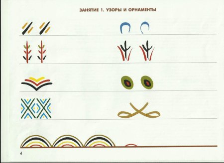 Каргопольская глиняная игрушка элементы росписи