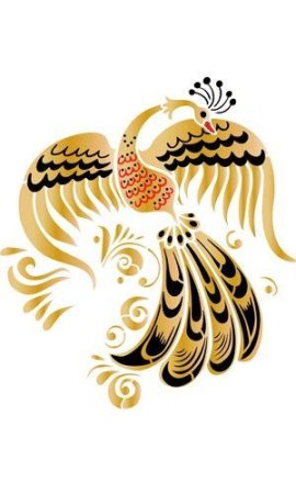 Русский орнамент птицы