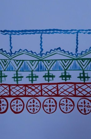 Русское народное полотенце рисунок