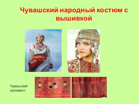 Национальные костюмы марийцев и чувашей