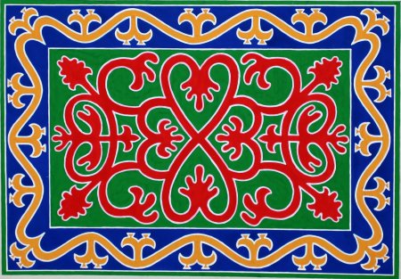 Чеченский орнамент истанг