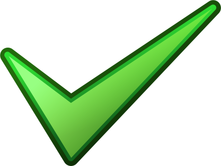 Знак галочка