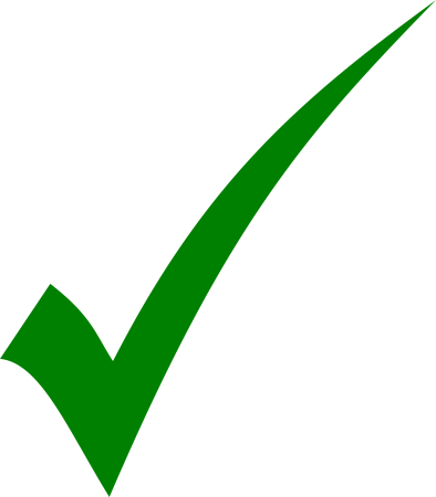 Знак зеленая галочка