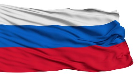 Лента Триколор на прозрачном фоне