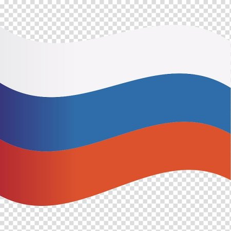 Лента Триколор сбоку рамка