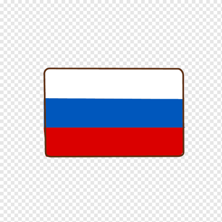 Лента Триколор сбоку рамка