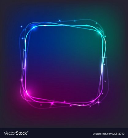 Неоновая рамка