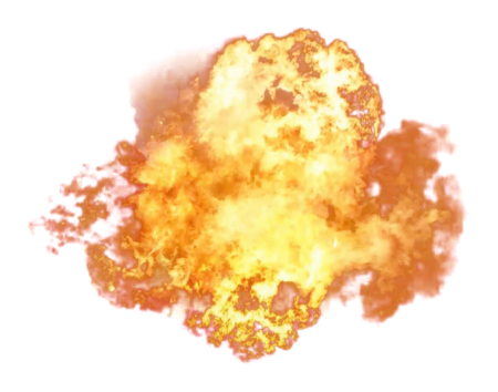 Нарисованный взрыв