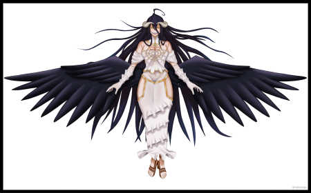 Overlord Albedo Winged