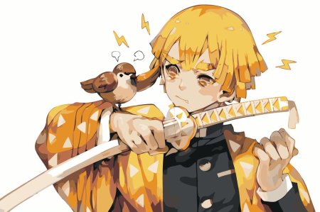 Kimetsu no Yaiba зеницу Агацума
