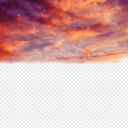 Небо для фотошопа на прозрачном фоне