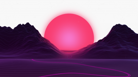 Ретро горы PNG