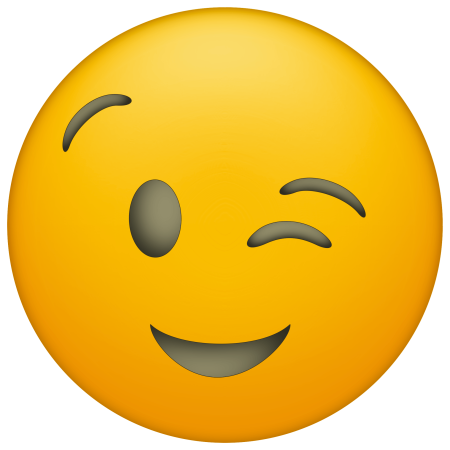 Смайлик подмигивание