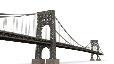 Мост Джорджа Вашингтона 3d model