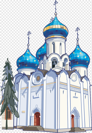Храм Христа Спасителя векторный