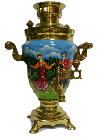 Самовар на прозрачном фоне