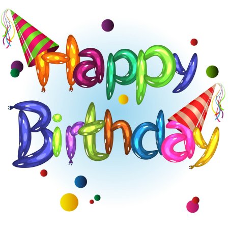 Happy Birthday надпись