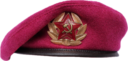 Берет на прозрачном фоне