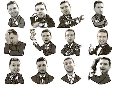 ПАПИЧ Стикеры