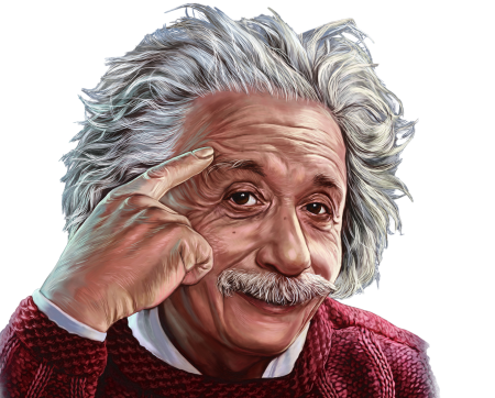 Альберт Эйнштейн PNG