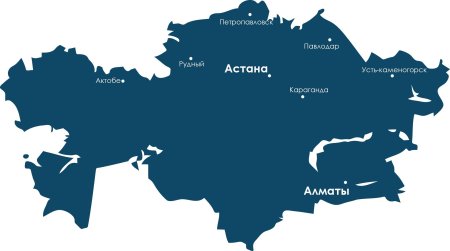 Территория Казахстана