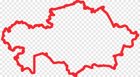 Карта Казахстана вектор