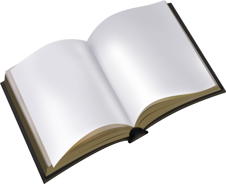 Книга на прозрачном фоне