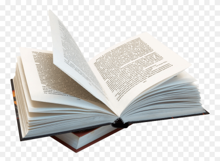 Книга на прозрачном фоне