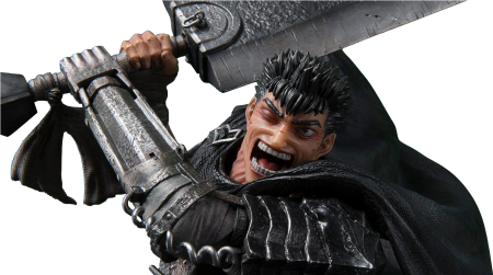 Berserk Statue Guts Black Swordsman first4