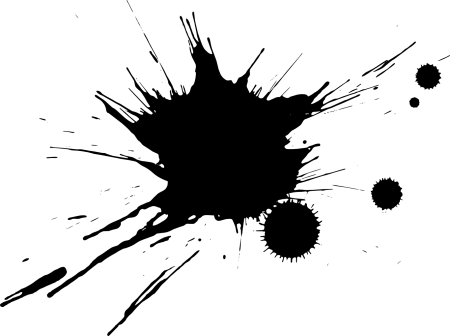 Кляксы краски