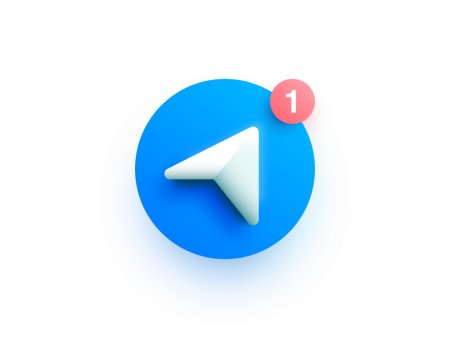 Telegram Messenger логотип