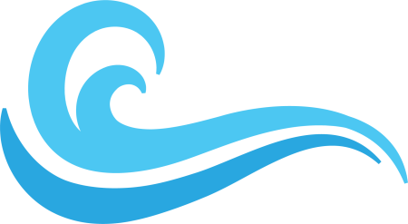 Вода на белом фоне