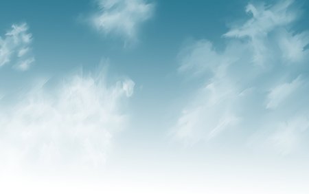 Голубое небо с облаками