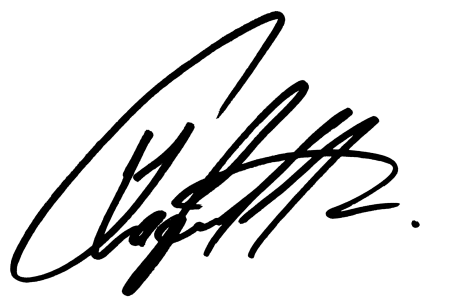 Подпись без фона