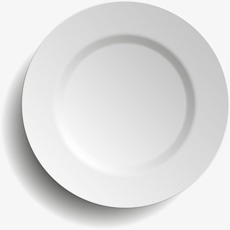 Тарелка белая вектор (50 фото)