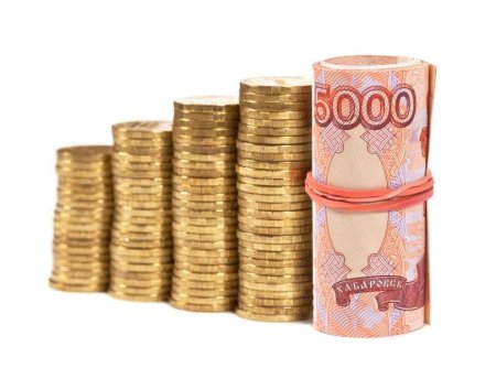 Деньги свернутые в рулон