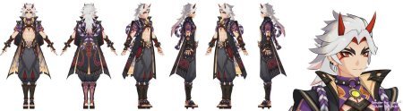 Arataki Itto Genshin Impact Art