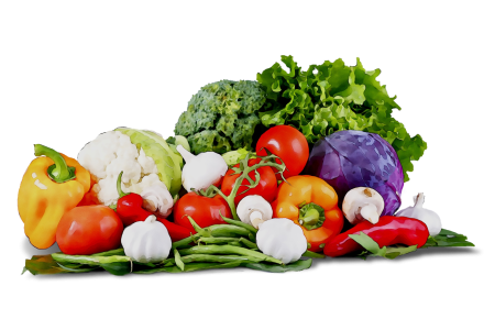 Овощи на белом фоне