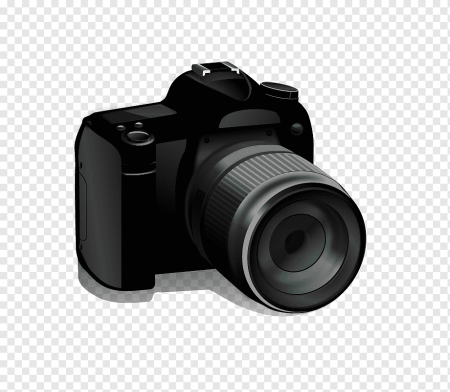 Фотоаппарат на белом фоне