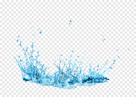 Брызги воды на белом фоне