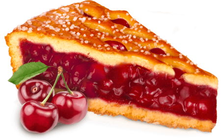 Пироги на белом фоне