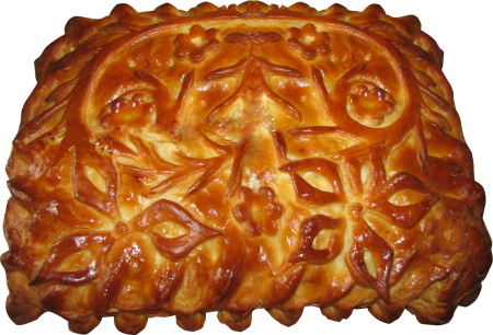 Украшения для кулебяки из теста