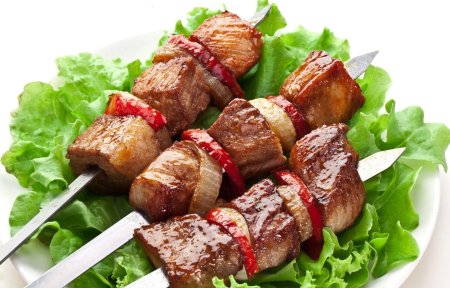 Шашлык из баранины с курдюком