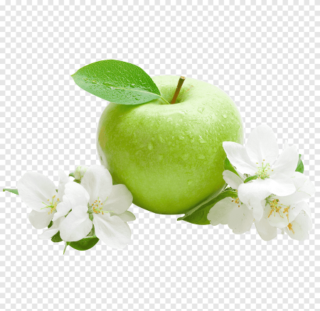 Яблоко на белом фоне