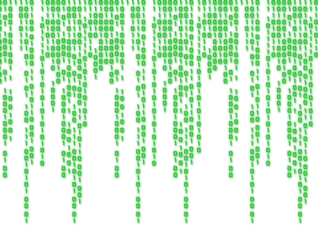 Программный код на прозрачном фоне