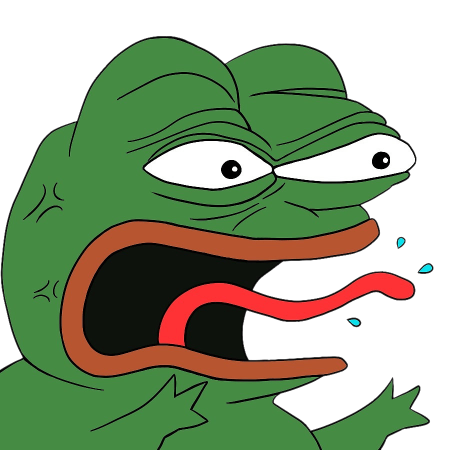 Pepe Ping Angry