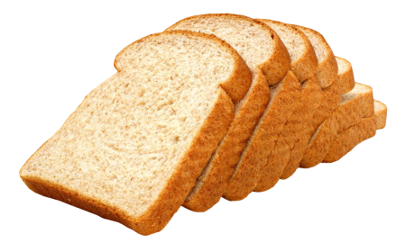 Хлеб на белом фоне