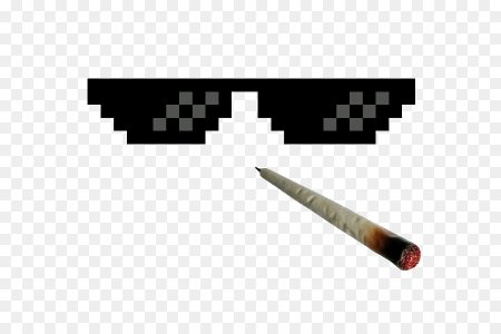 Пиксельные очки Thug Life