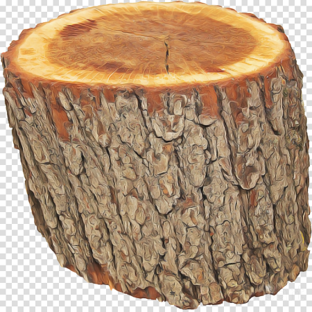 Пенек на прозрачном фоне