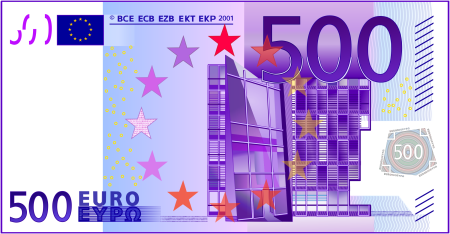 500 Евро банкнота новая